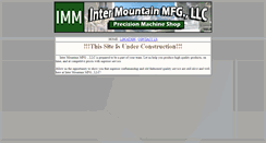 Desktop Screenshot of intermountainmfg.com